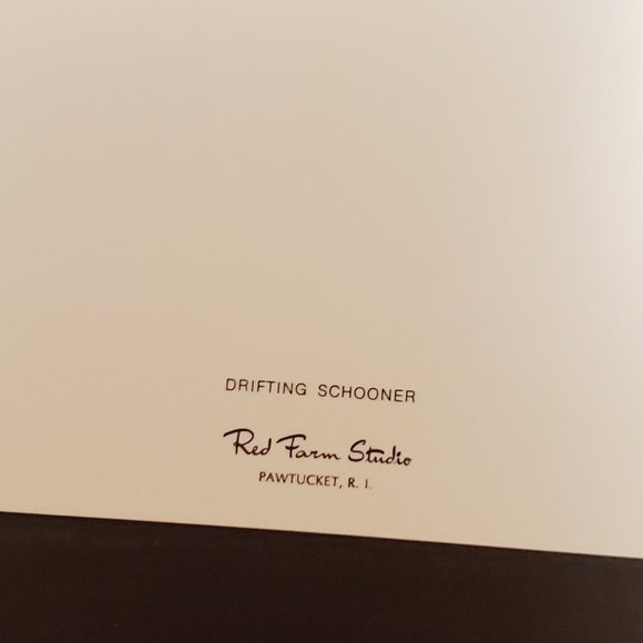 Greeting Cards 6 Red Farm Studio Drifting Schooner - Picture 4 of 4